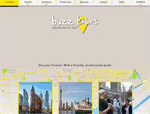 Tablet Screenshot of buzztours.com